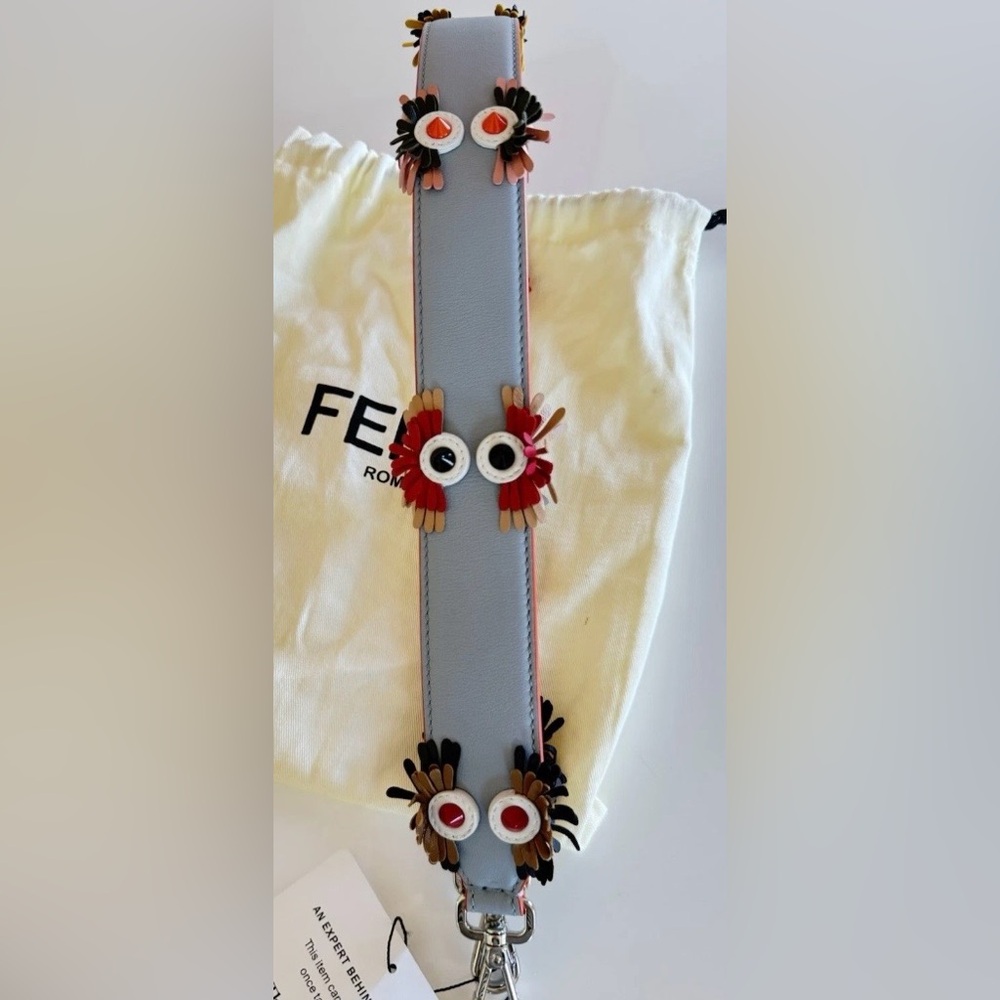 Fendi Rockstud MONSTER Eyes Bag Strap~AMAZING! - Picture 2 of 5